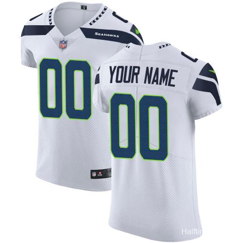 Men's White Custom Elite Team Jersey