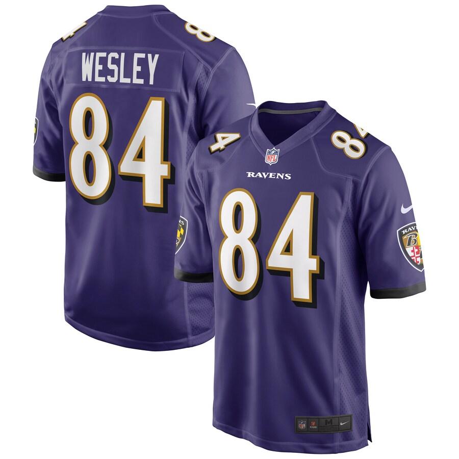 Men's Antoine Wesley Purple Player Limited Team Jersey