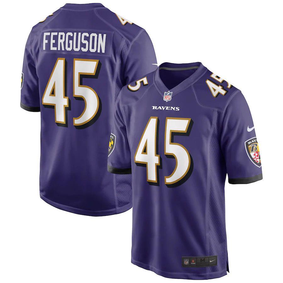 Men's Jaylon Ferguson Purple Player Limited Team Jersey