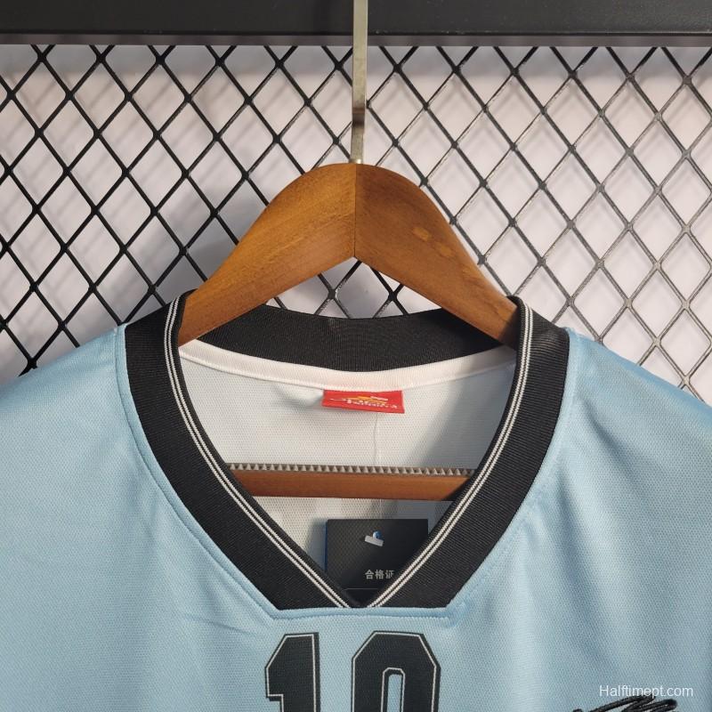 Retro 2001 Argentina MARADONA #10 Commemorative Edition Jersey