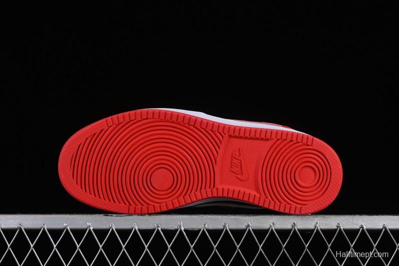 Nike Ebernon Low Premium Black White Low-Top Versatile Breathable Casual Sneakers - AQ1774-101