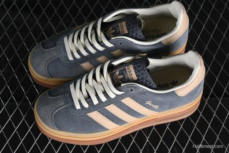 Adidas Originals Gazelle Bold IE0428 Low-Top Sneakers with Thick Sole for Casual Wear Anti-Slip and Durable - IE0428