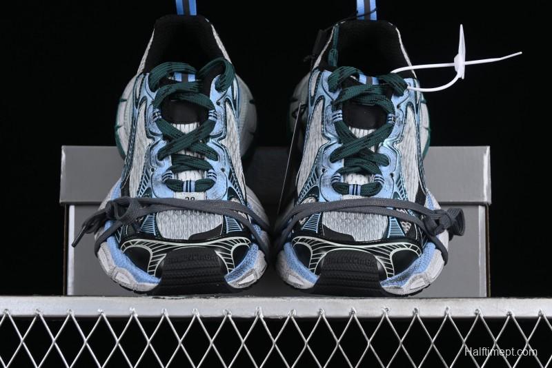 Balenciaga Phantom Sneaker 10th Generation Trend Running Shoes with Transparent Heel Strap - W3XL53124