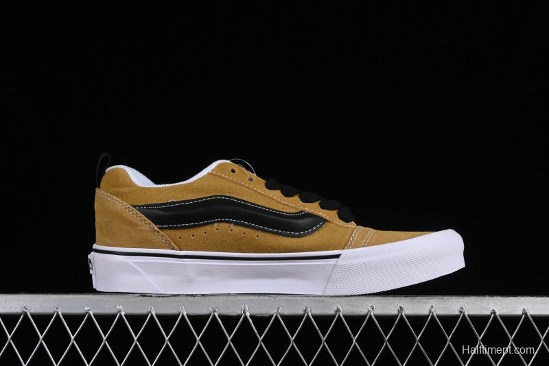 Vans Classics Knu Skool Retro Skate Shoes with Thick Tongue and Oversized Toe - VN0009QC5QJ1