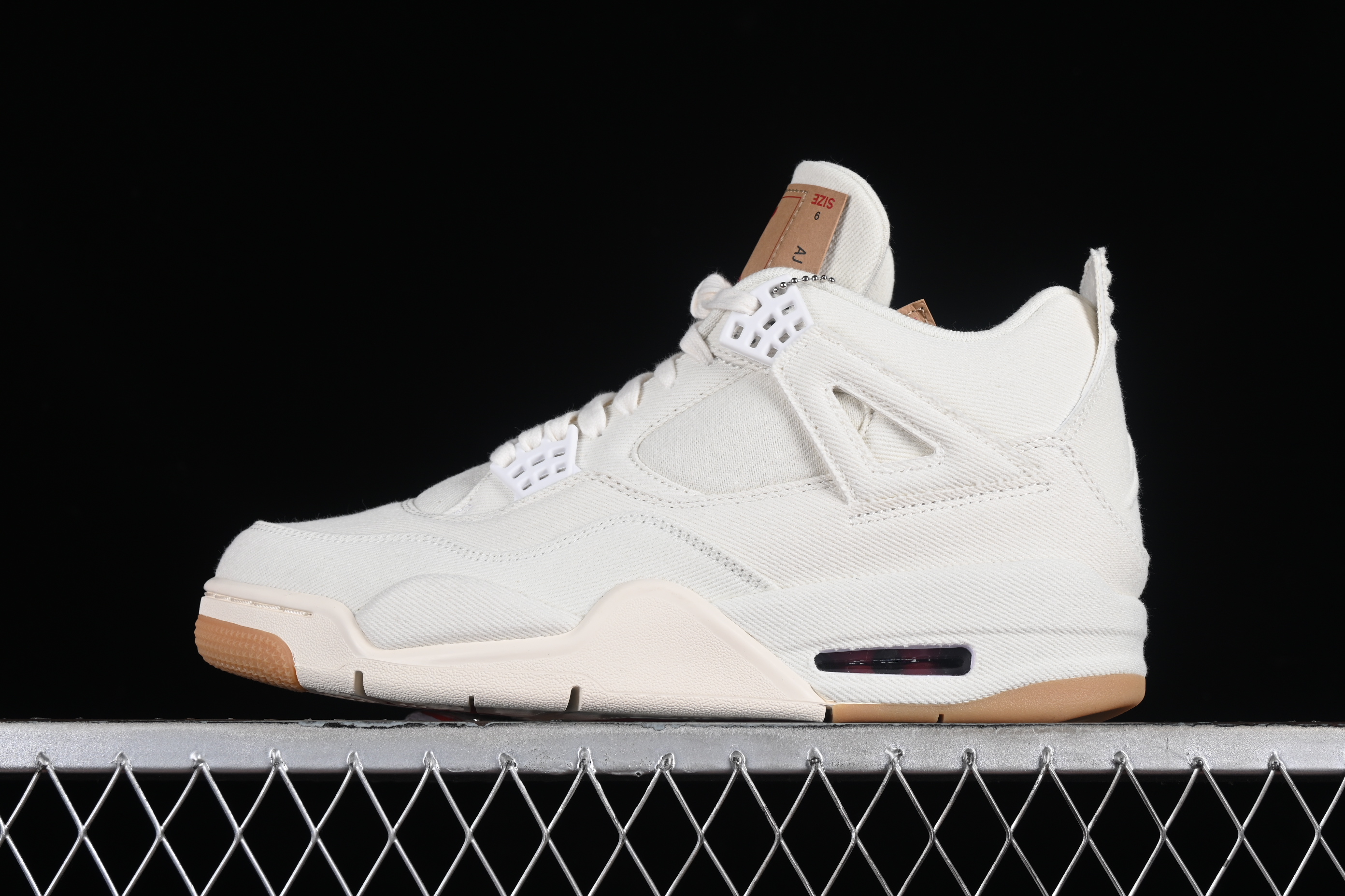 Levi's x Nike Air Jordan 4 Denim Basketball Shoes - AO2571-100