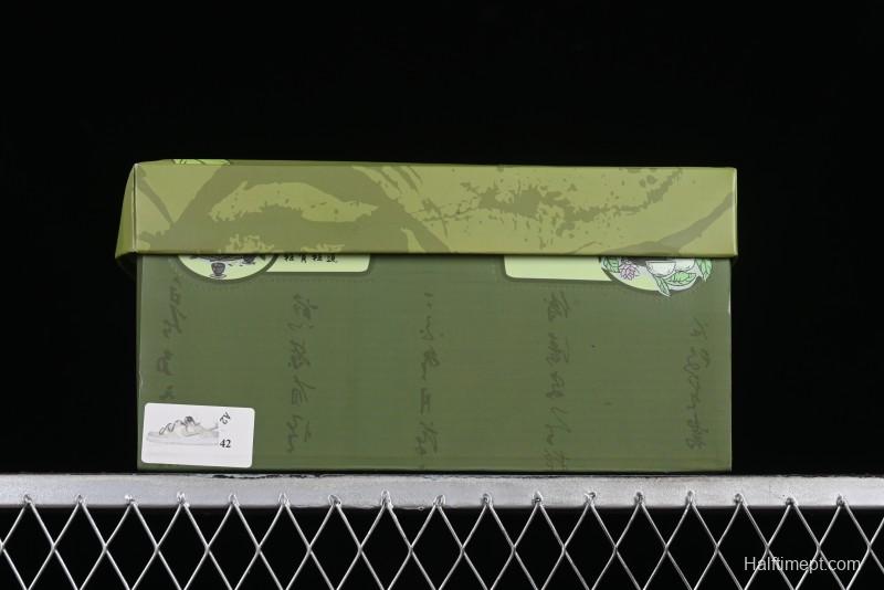 Nike Dunk Low SB Casual Sneakers with Deconstructed Laces and Dragon Well Tea-Inspired Design - DV0831-003