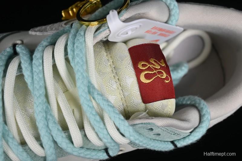 Nike SB Dunk Low Year of the Dragon Limited Edition - Gray Hook Dragon Soaring High Anniversary Premium Custom Low-Top Casual Skate Shoes - SJ2068-230