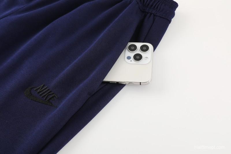 24/25 Nike Navy Hoodie Full Zipper Jacket +Long Pants