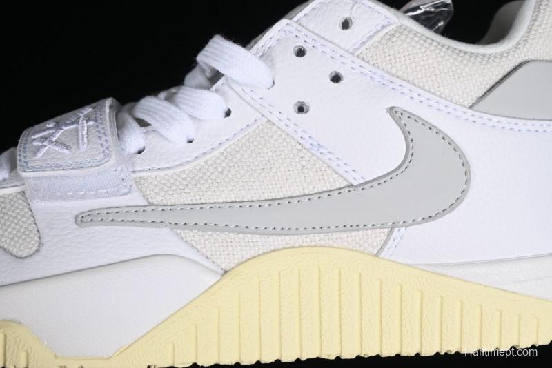 Nike Travis Scott x Jordan Cut The Check AJ1 Basketball Shoes with Velcro Strap - FZ8117-003