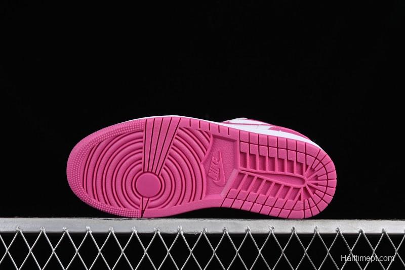 Nike Air Jordan 1 Low AJ1 Rose Pink Low-Top Casual Lifestyle Sneakers - FV8486-600