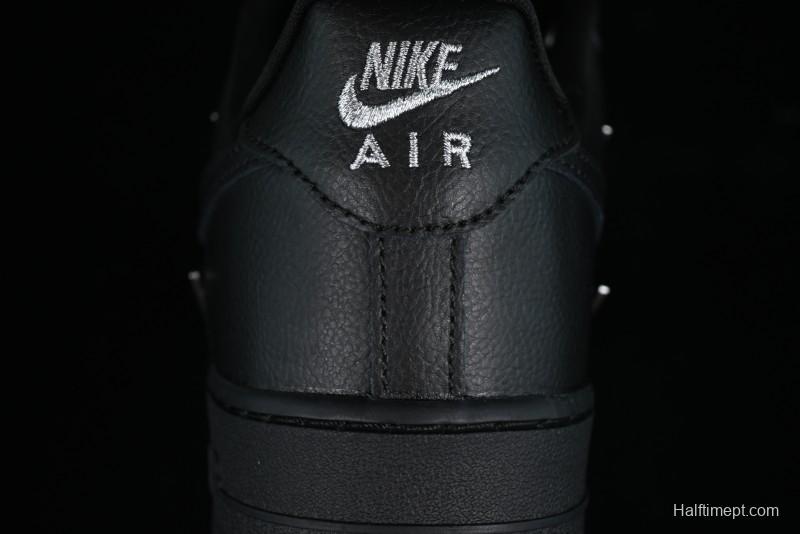 Nike Air Force 1 '07 Low Silver Swoosh Casual Sneakers - HQ1180-001