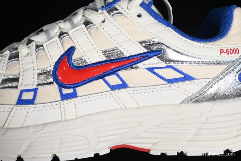 Nike P-6000 Retro Casual Sneakers with Layered Design and Ultra-Lightweight Body - CJ7789-162