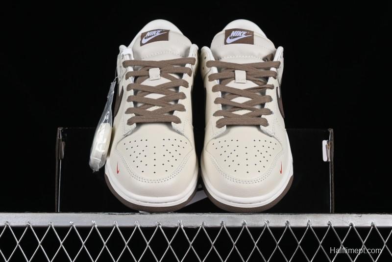 Nike Supreme x SB Dunk Low Collaboration - Military Green Anniversary High-End Custom Low-Top Casual Skate Shoes - XD1688-001