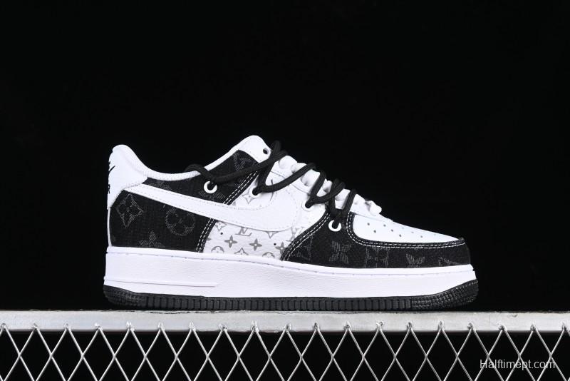 Nike Air Force 1 '07 Low Custom Collaboration Casual Sneakers with Strap - ZH0316-022