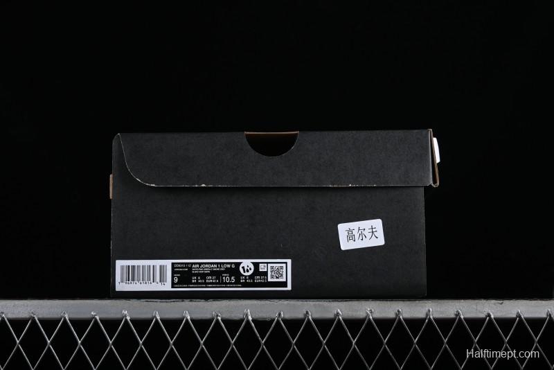 Nike Air Jordan 1 Low Golf Shoes Retro Grey White Green - DD9315-112