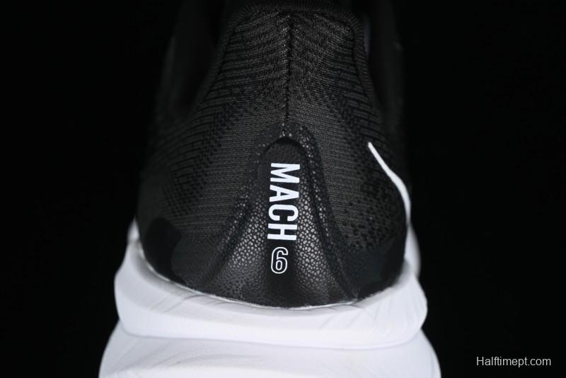 HOKA ONE ONE MACH 6 Flagship Racing Shoes with Carbon Plate Technology and Asymmetric Design - 1147790 BWHT