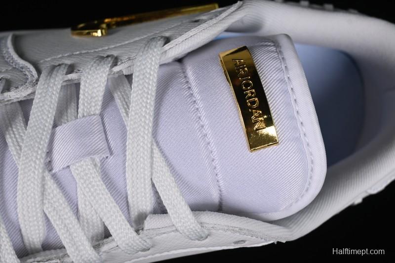 Nike Air Jordan 1 Low Method of Make Casual Sneakers in White Gold - FN5032-100