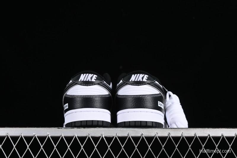 Nike Supreme x SB Dunk Low Panda Colorway Low-Top Casual Skate Shoes - RM2308-332