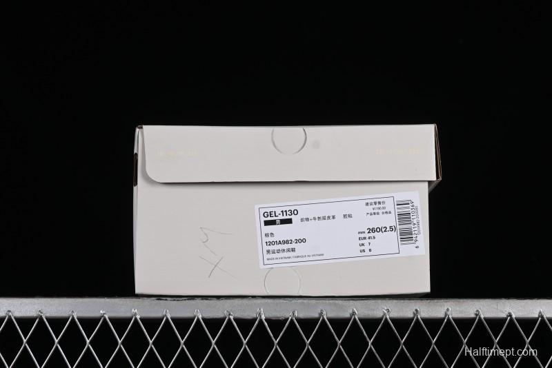 Asics Tiger GEL-1130 Low-Top Retro Running Shoes with GEL Cushioning and Ortholite Insole - 1201A982-200