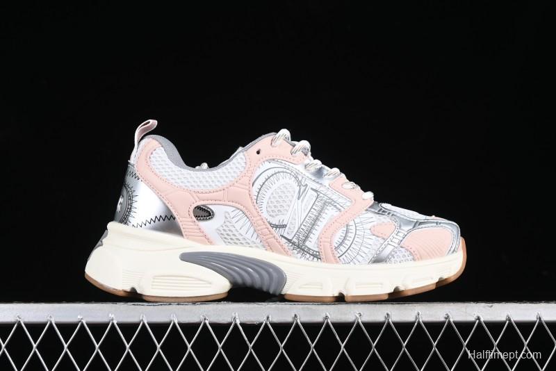 Dior Chrono Round Toe Lace-Up Lifestyle Casual Running Sneakers - 15U PINK