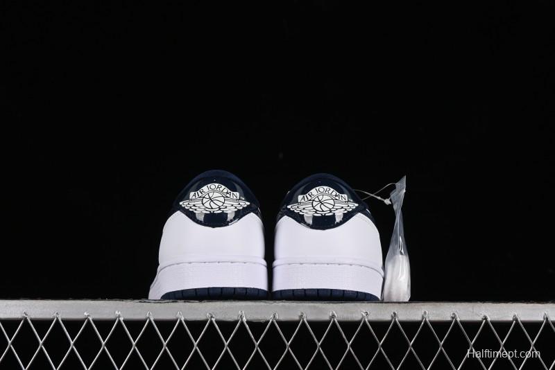 Nike Air Jordan 1 Low '85 Metallic Blue Retro Sneakers - FB9933-141