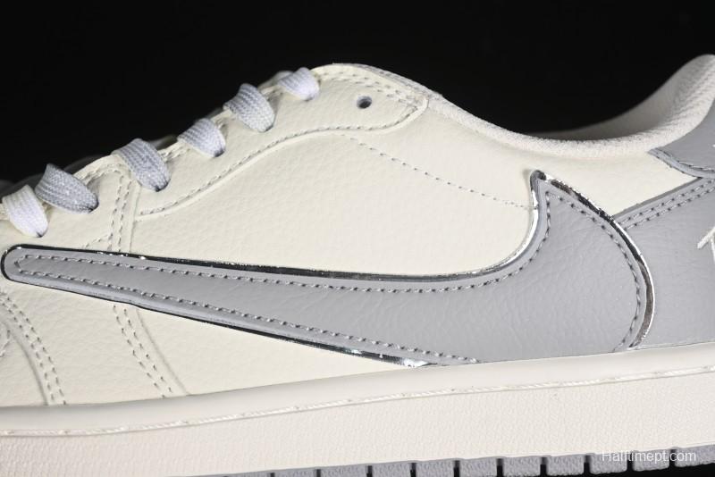 Nike Travis Scott x Fragment Design x Air Jordan 1 Low OG SP AJ1 Collaboration Sneakers - DM7866-021