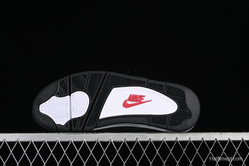 Nike Air Jordan 4 Remastered Retro Sneakers with Suede and Textile Upper - HF4334-004