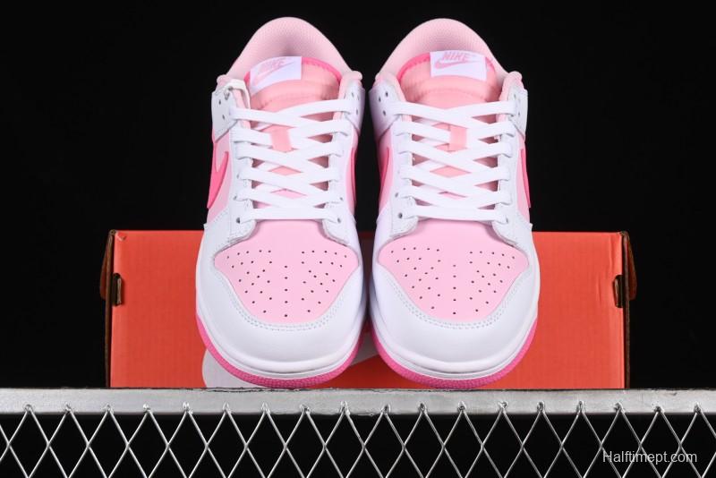 Nike SB Dunk Low Glacier Pink Low-Top Casual Skateboarding Shoes - HQ1181-661