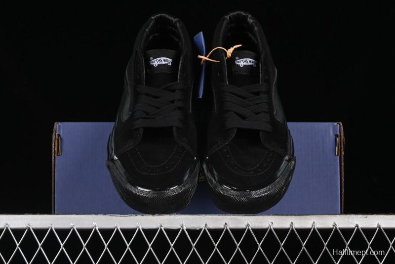 Vans Sk8-Mid Reissue 83 High-End Retro Suede Skate Shoes - VN000CQQBKA