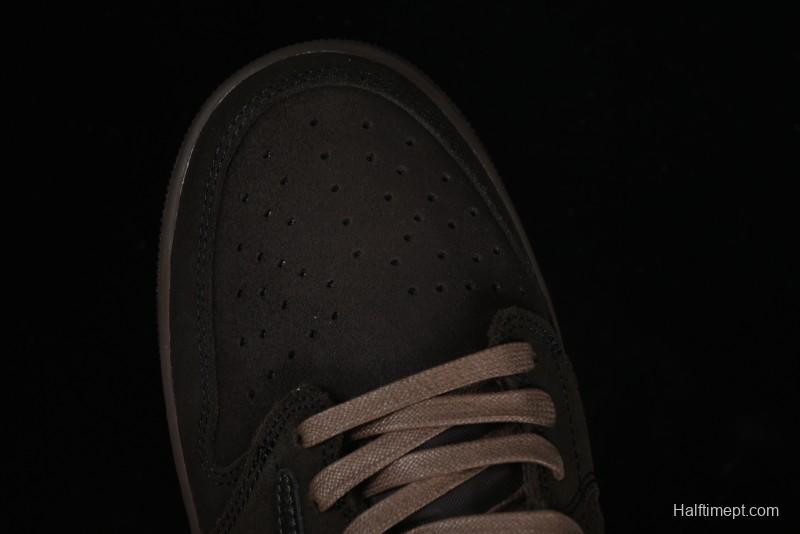 Nike Travis Scott x Air Jordan 1 Low OG AJ1 Reverse Swoosh Sneakers - DM7866-202