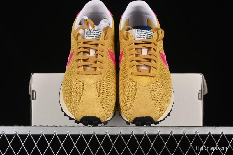 Stussy x Nike Roshe Run LD-1000 Comfortable Versatile Non-Slip Durable Waffle Low-Top Casual Running Shoes - FQ5369-700