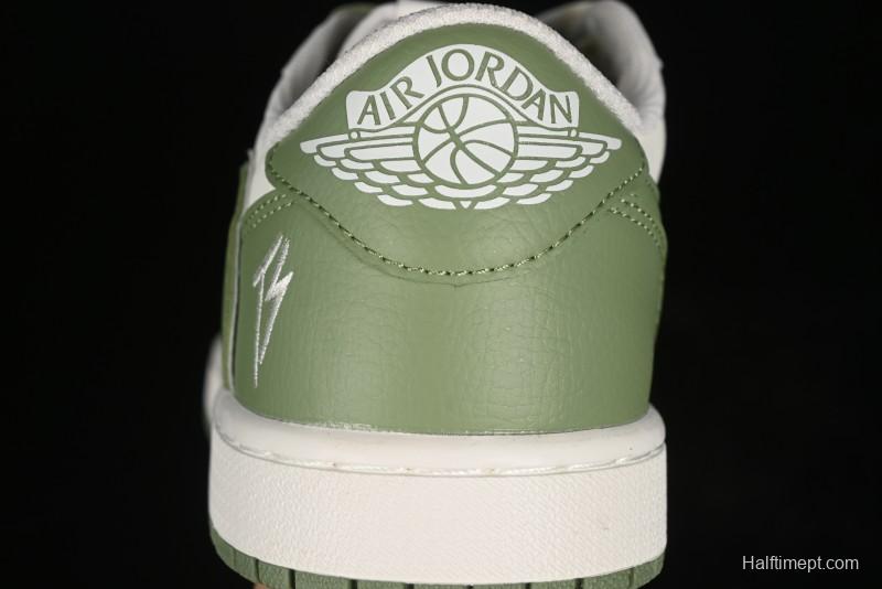 Nike Travis Scott x Fragment Design x Air Jordan 1 Low OG SP AJ1 Low Top Casual Sneakers - DM7866-019