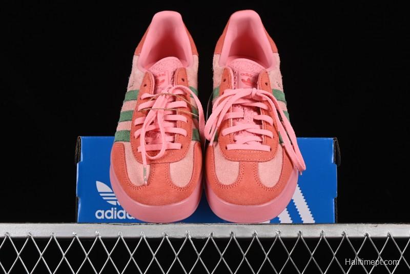 Adidas Originals Gazelle Indoor Retro Casual Slip-Resistant Wear-Resistant Low-Top Sneakers - IG6782