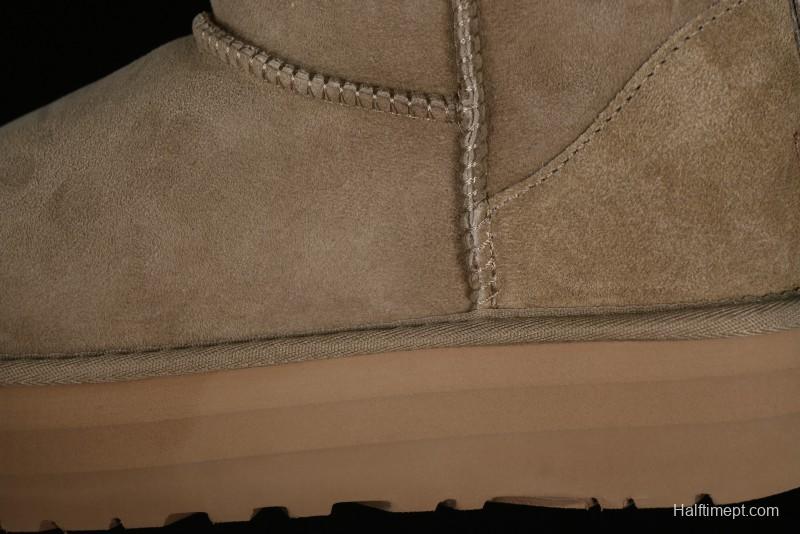 UGG Classic Ultra Mini Platform 3CM Wool Short Boots with TREADLITE Technology - 1135092