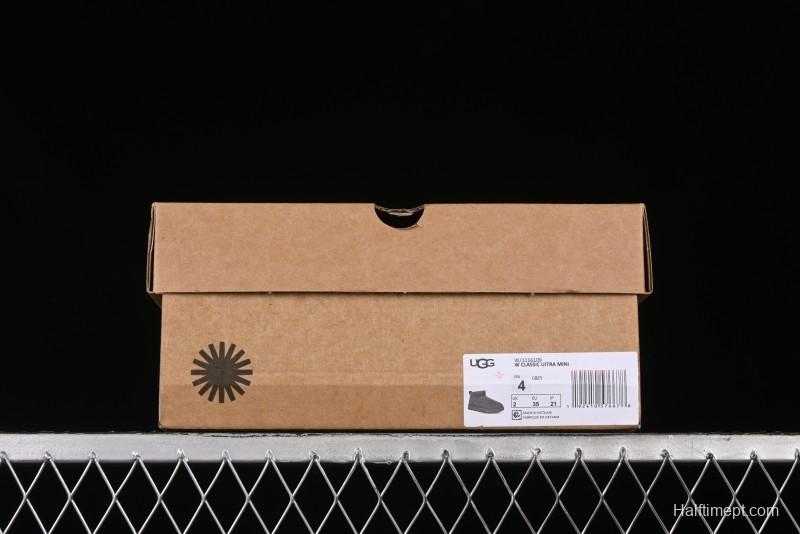 UGG Classic Ultra Mini Short Boots with Genuine Australian Shearling and TREADLITE Outsole - 1116109