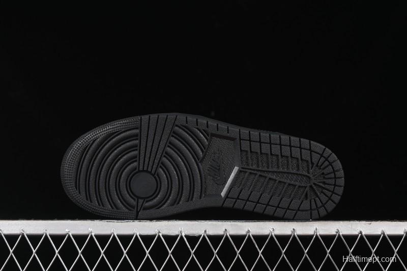 Nike Air Jordan 1 Low "Black Croc" Casual Sneakers - HJ7743-010