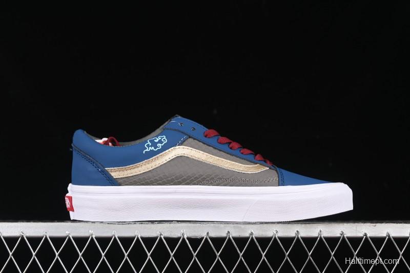 Vans Old Skool Black Wukong Themed Low-Top Retro Skate Shoes - VN0A45JCGIE