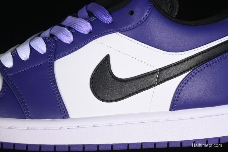 Nike Air Jordan 1 Low AJ1 Grape Purple Low-Top Basketball Shoes - 553558-500