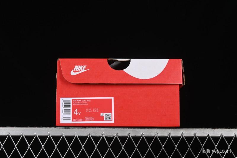 Nike Air Max 2013 Retro Breathable Mesh Cushioned Running Shoes - 555753-001