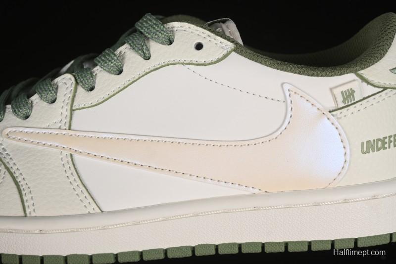 Nike Travis Scott x Fragment Design x Air Jordan 1 Low OG SP AJ1 Retro Sneakers - DM7866-017