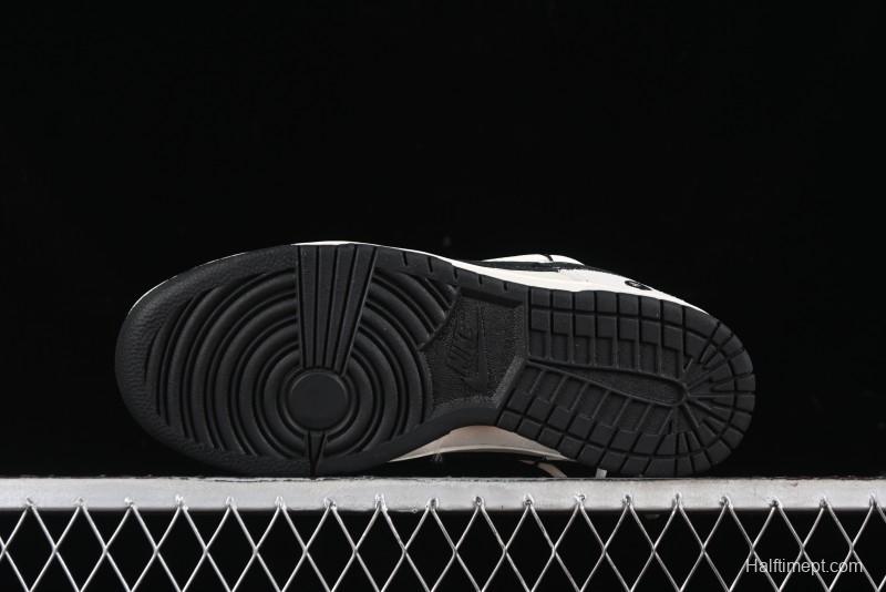 Nike SB Dunk Low BAPE Collaboration - Strap Black Hook Anniversary High-End Custom Low-Top Casual Skate Shoes SJ2068-299