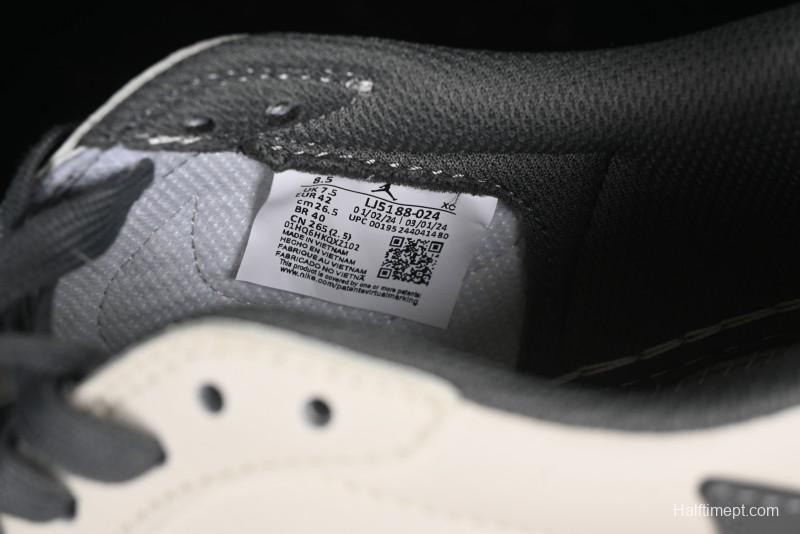 Nike Travis Scott x Fragment Design x Air Jordan 1 Low OG SP AJ1 Retro Casual Sneakers - LJ5188-024