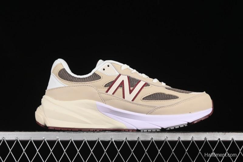 New Balance 990 Series Premium Retro Running Shoes with Carbon Fiber Midsole - U990LO6