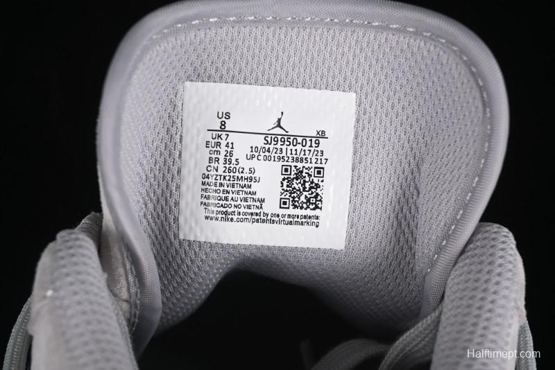 Nike Air Jordan 1 Low AJ1 Bape Collaboration - Grey Blue Retro Basketball Shoes with Custom Laces - SJ9950-019