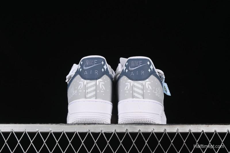 Nike Air Force 1 '07 Low Frozen Custom Paint Low-Top Casual Sneakers - ZH0316-035