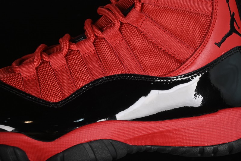 Nike Air Jordan 11 Retro High Top Basketball Shoes in Black/Red - CT8012-600