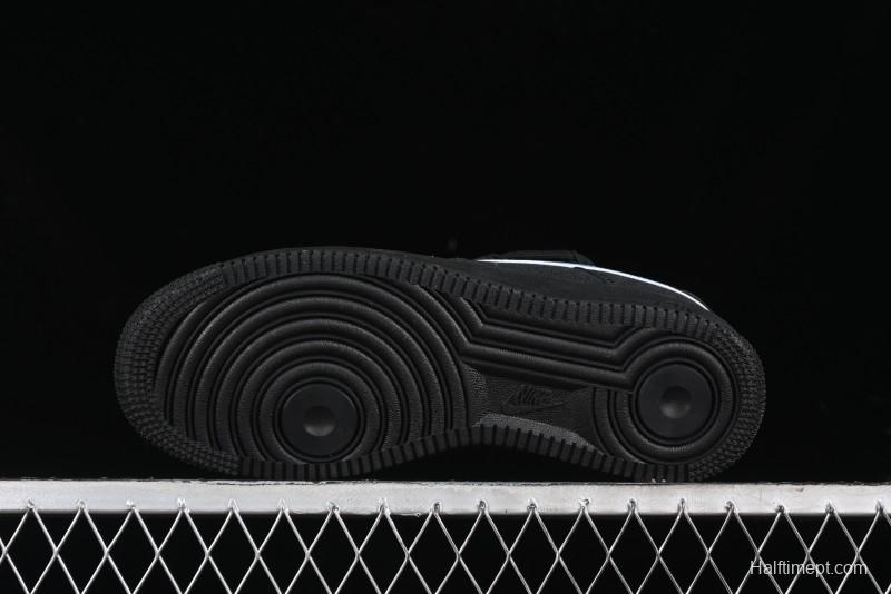 Nike Air Force 1 '07 Low Cleanfit Custom Official Bestseller Black Blue Starry Sky Full Diamond Casual Sneakers - ZH0316-042