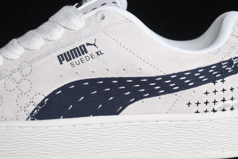 Puma Suede XL Retro Casual Sneakers with Premium Pigskin Upper - 395777-02