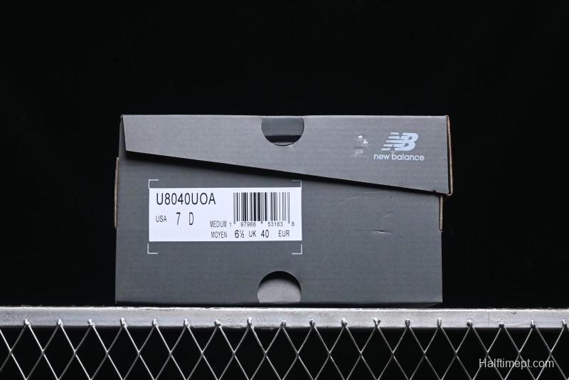New Balance 8040 Series Cushion Slip-Resistant Wear-Resistant Breathable Low-Top Lifestyle Casual Shoes - U8040UOA