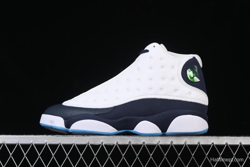 Nike Air Jordan 13 Retro Basketball Shoes with Holographic Cat Eye and Carbon Fiber - 414571-144